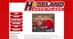 Desktop Screenshot of hogelandautoplaza.com