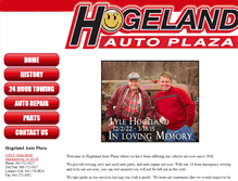 Tablet Screenshot of hogelandautoplaza.com